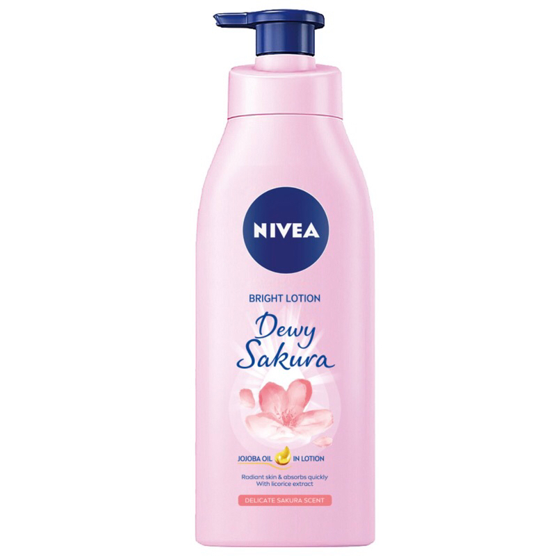 正貨NIVEA 妮維雅 櫻花香氛 粉嫩嫩潤白身體乳液350ml