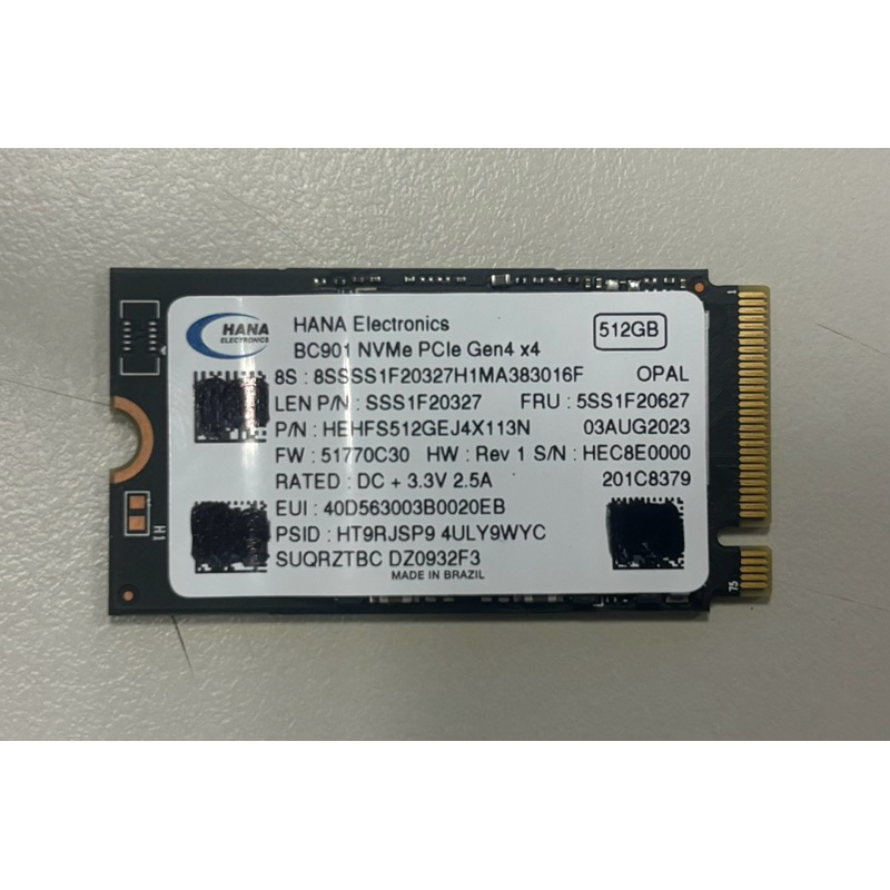 Hana 512GB SSD