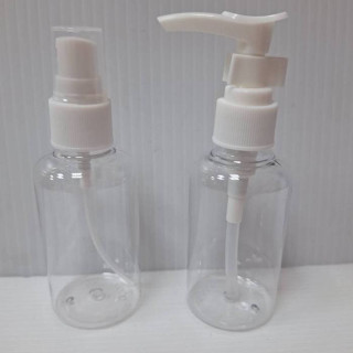【小品五金百貨】含稅 臺灣現貨-75CC透明壓瓶/噴瓶 乳液瓶 塑膠瓶分裝瓶 真空按壓瓶 酒精噴霧