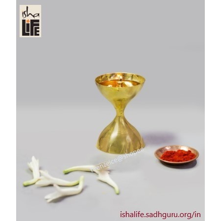 🇮🇳【isha Life】佛油燈 Sannidhi Buddha Lamp 純黃銅 淨化環境 火元素