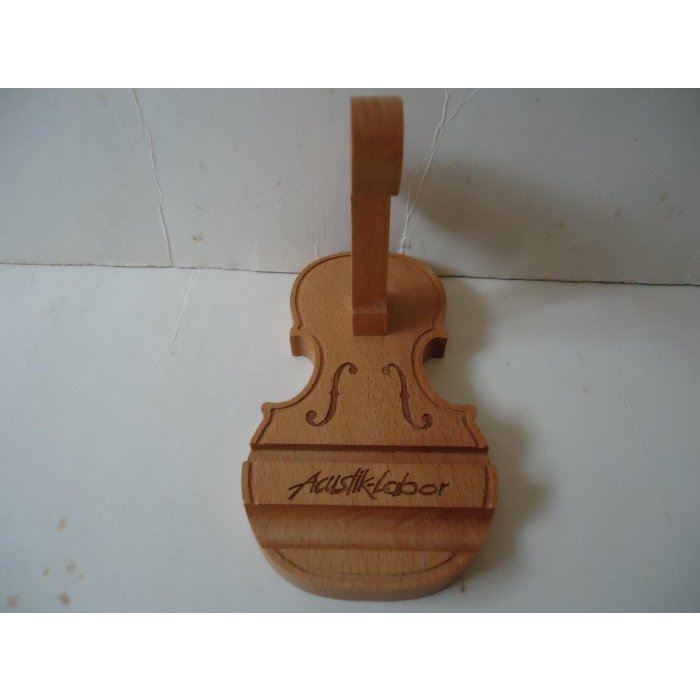 Acuslik Labor木製小提琴造型萬用架。
