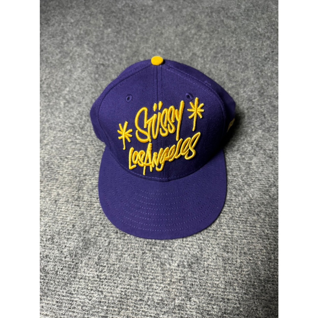【TACKSTHGOOD】老品STUSSY NEW ERA 9FIFTY x LA Lakers 湖人配色棒球帽