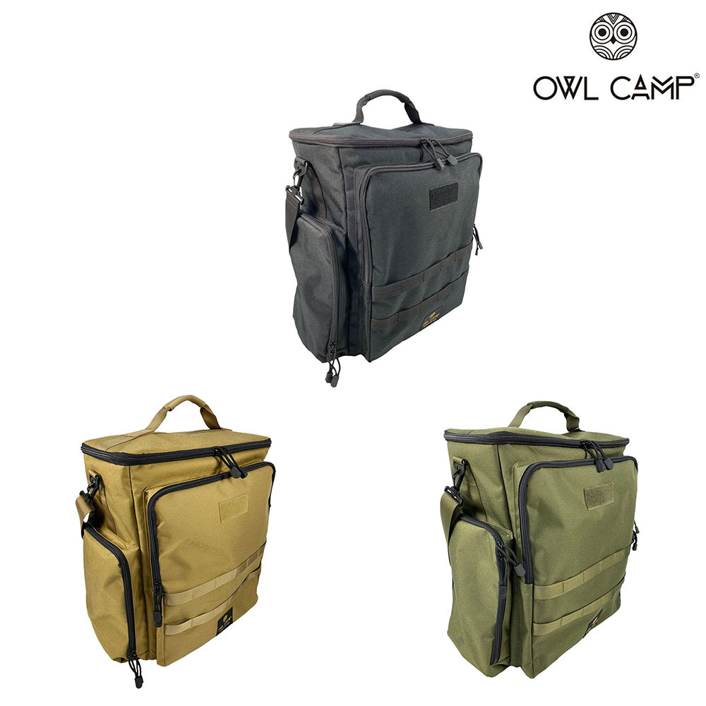 【OWL CAMP】雙燈袋 - 素色 露營收納 裝備袋 收納包 包袋 燈具收納袋 汽化燈 火手燈