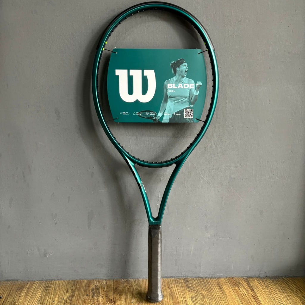 【英明羽球】WILSON 網球拍 BLADE 100L V9 網球 重量輕 2號握柄