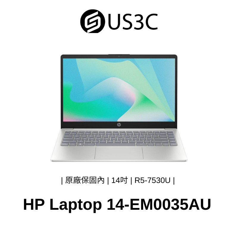 HP Laptop 14-EM0035AU 14吋 FHD R5-7530U 16G 512G 輕薄 商用筆電 福利品