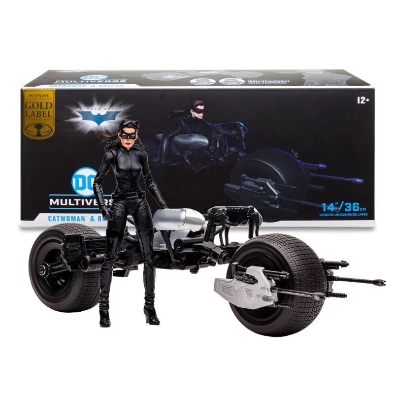 『致格殿』McFarlane 貓女 黑暗騎士 黎明升起 蝙蝠機車載具 Batpod Catwoman 全新現貨