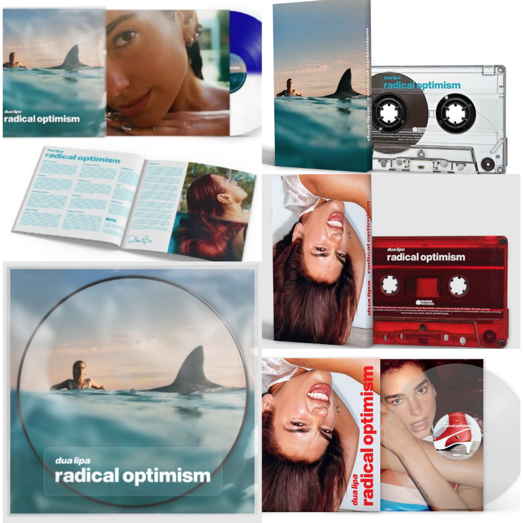 Dua Lipa 杜娃黎波 - Radical Optimism 專輯限定多版本 CD + 卡帶/錄音帶 + 黑膠/彩膠