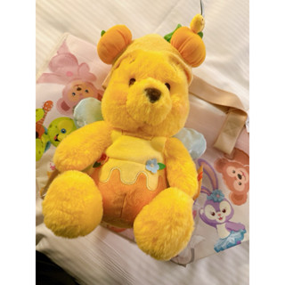香港🇭🇰迪士尼 坐姿 蜜蜂罐小熊維尼 春日限定 30cm 現貨 娃娃 Winnie the Pooh 玩偶 Disney