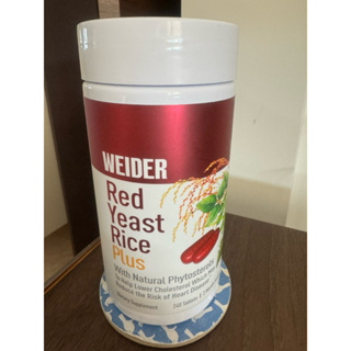 (新包裝現貨）威德 紅麴加強錠 WEIDER Red Yeast Rice Plus 美國Costco