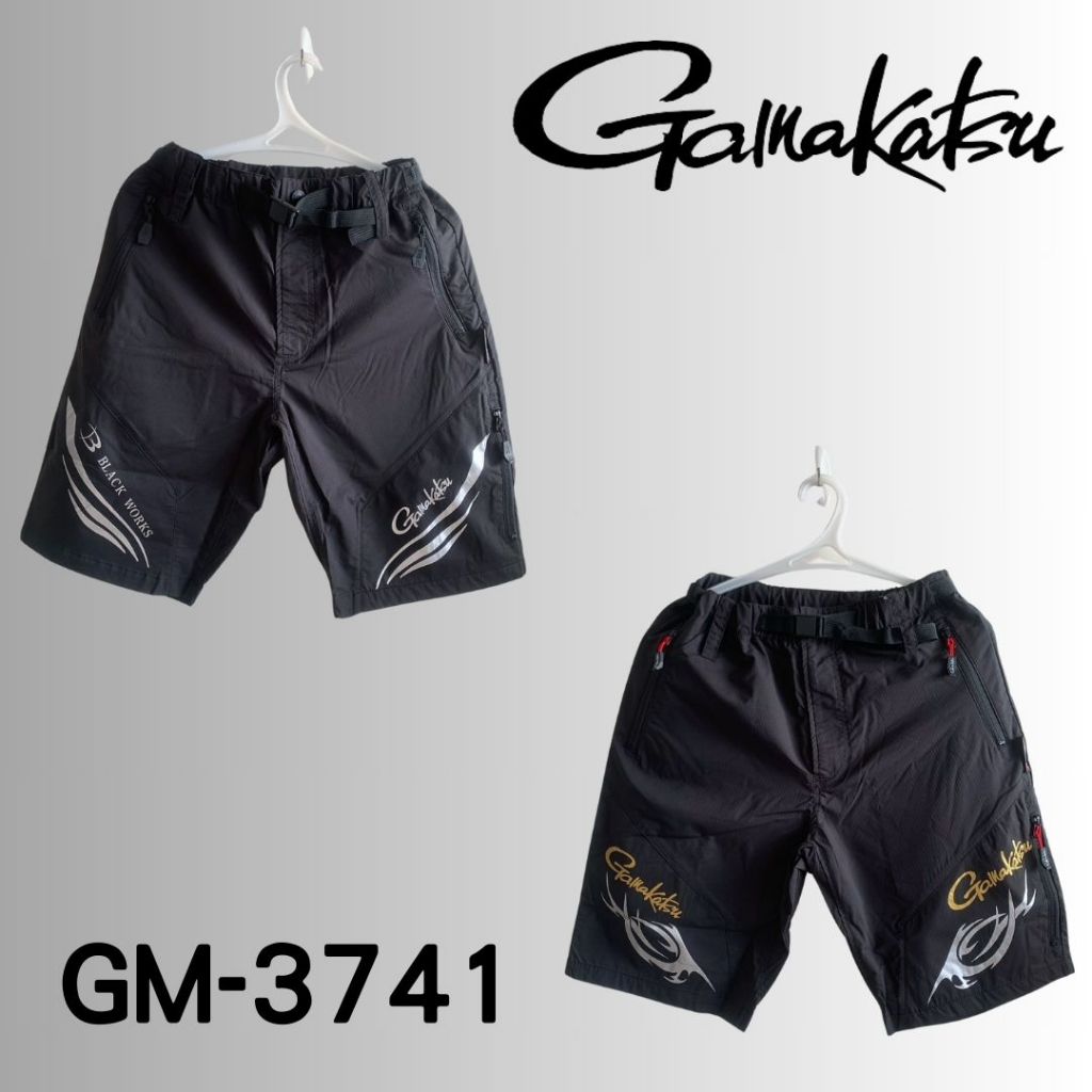 🔥【台南平昇釣具】🔥 GAMAKATSU GM-3741 短褲 彈性 透氣 釣魚短褲 BLACKWORKS 全新品