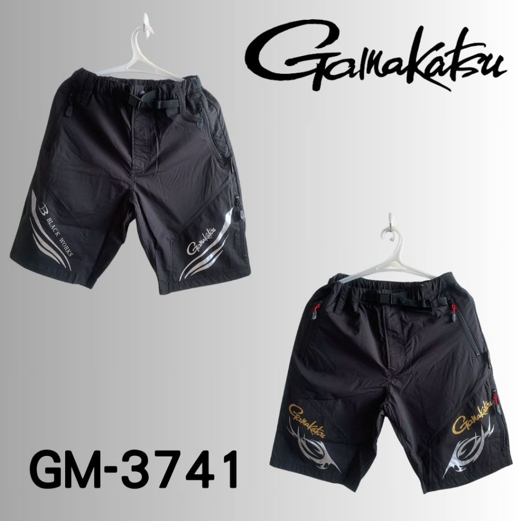 🔥【台南平昇釣具】🔥 GAMAKATSU GM-3741 短褲 彈性 透氣 釣魚短褲 BLACKWORKS GM3741
