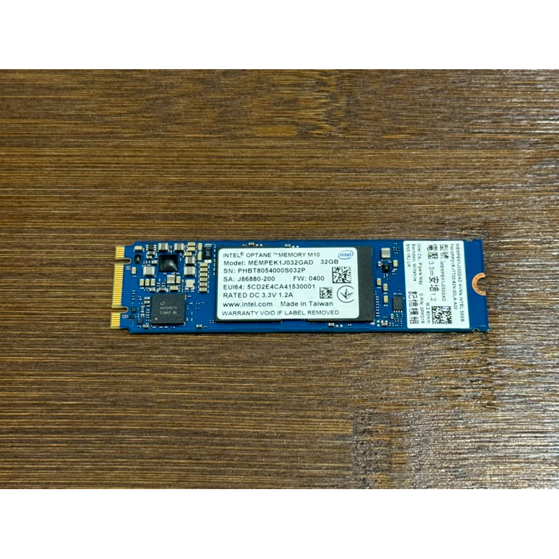 intel 英特爾 32G OPTANE MEMORY M10 Nvme SSD