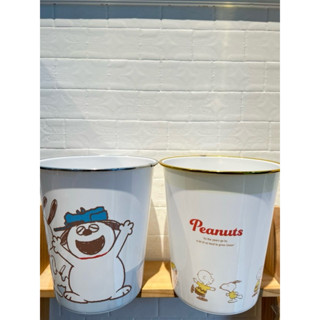 ( CCの店 )!! 日本代購 SNOOPY 史努比 查理布朗 歐拉夫 塑膠圓桶 收納桶 垃圾桶