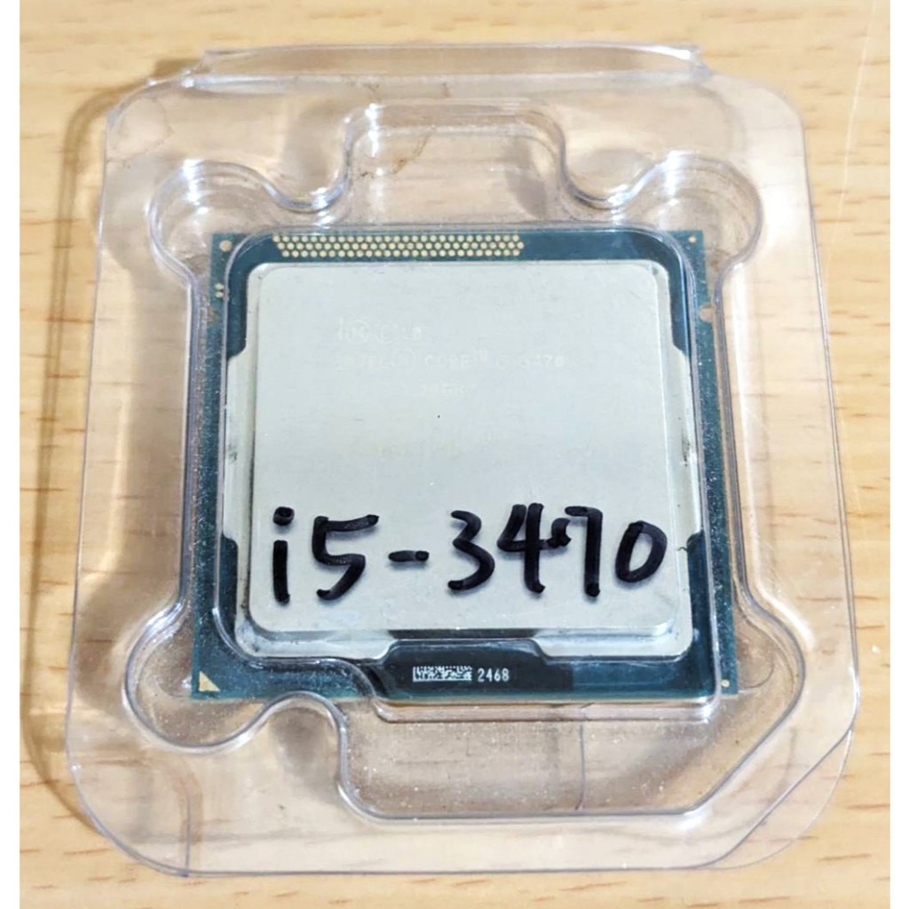 Intel i5 3470 燒機正常 四核心 1155 CPU 1155腳位 文書 i5-3470 處理器 CPU