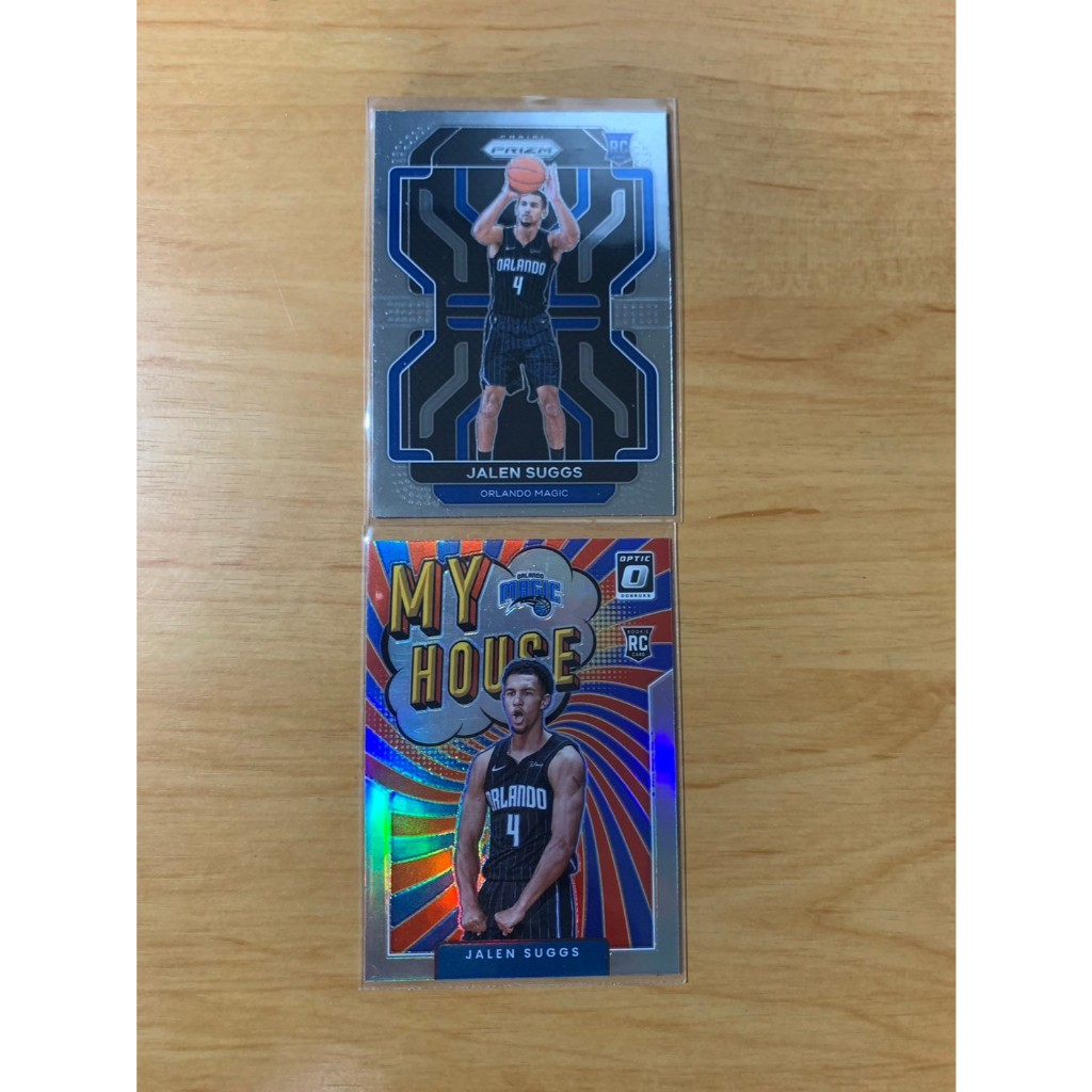 兩張 Prizm MY HOUSE 銀亮 Jalen Suggs NBA 球員卡 新人 RC 魔術