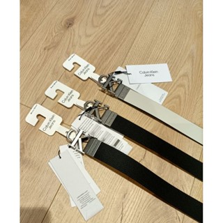 Calvin Klein ♥ CK 旋轉兩用皮革皮帶