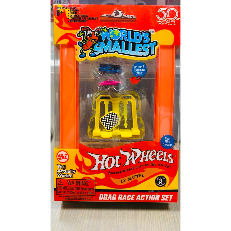 Hot wheels風火輪 世界上最小的風火輪對戰軌道(附2台迷你車)