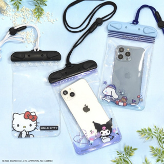 日本進口 kitty 庫洛米 大耳狗 透明側背手機包 透明果凍包 零錢包 卡片包 手機袋 斜背包 防水袋 單肩包 手機包