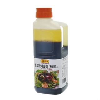 【捲髮阿嬤的柑仔店】＃NIPPON SHOKKEN日本食研＃生菜沙拉醬(和風) 1.7L/罐