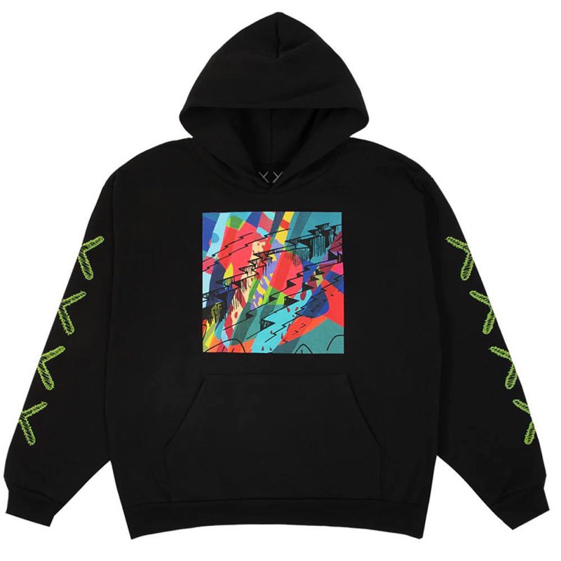 KAWS for INSANO collection kid Cudi hoodie 聯名 帽Tee