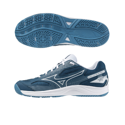 Mizuno Cyclone Speed 4 男女 排球鞋 基本款  藍白 V1GA238022【S.E運動】