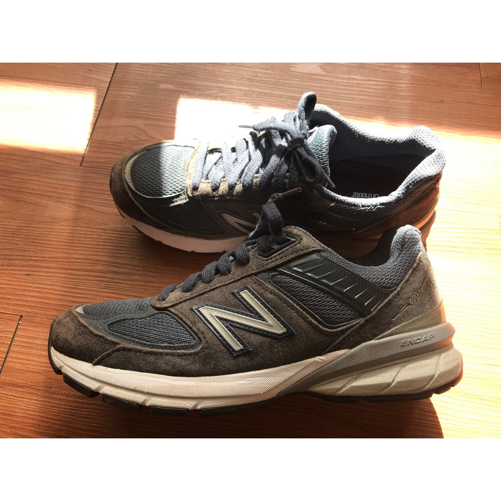 NEW BALANCE 990 V5 第五代，海軍藍，EU39號，麂皮+網布