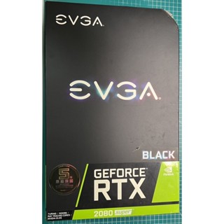 EVGA GeForce RTX 2080 SUPER BLACK GAMING 顯示卡 顯卡 NVIDIA 保內