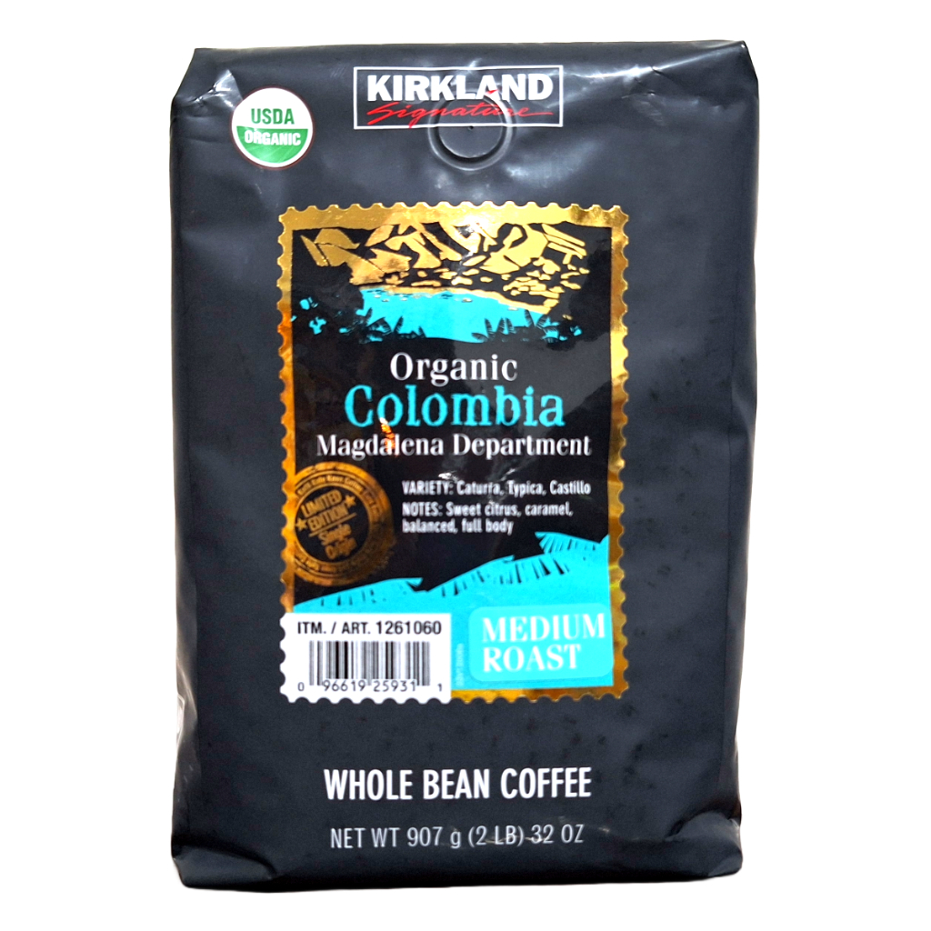 【Costco好市多】Kirkland Signature 科克蘭有機哥倫比亞咖啡豆 Medium Roast