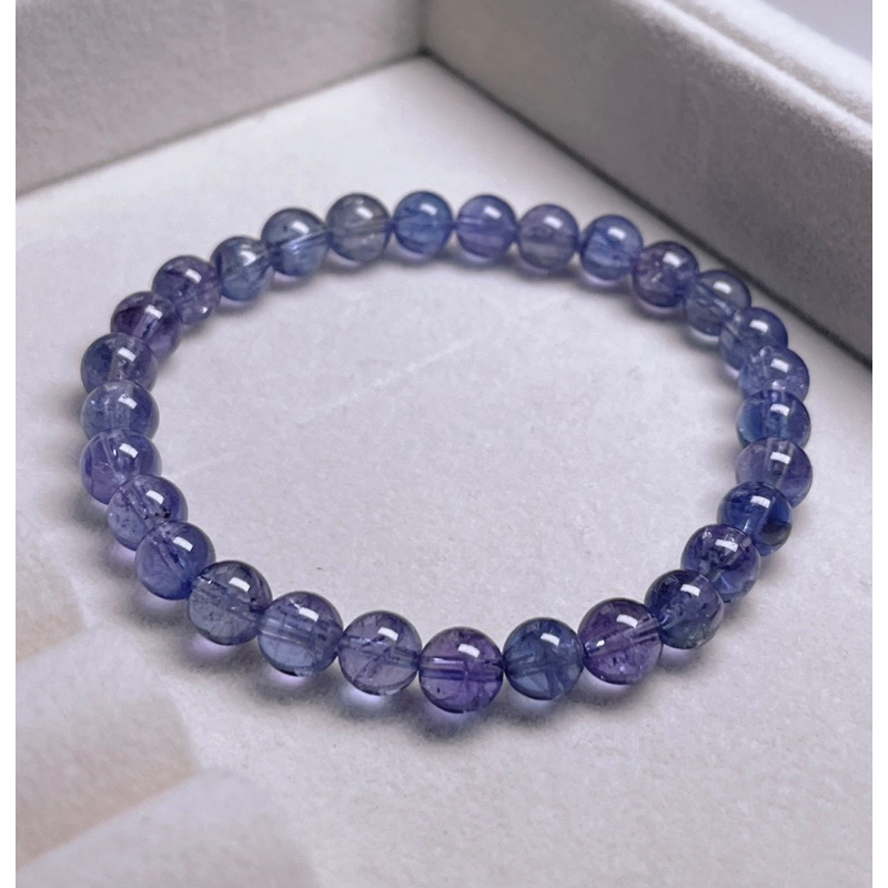 啵啵亮神級美貌✨😎💙💜極品魅力藍紫再來一條🤤天菜丹泉石手鍊✨🥹🫠帝王藍紫，坦桑石、手環、手珠、手串