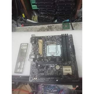 賣2手良品華碩H170M-PLUS主機板附擋板1151腳位DDR4