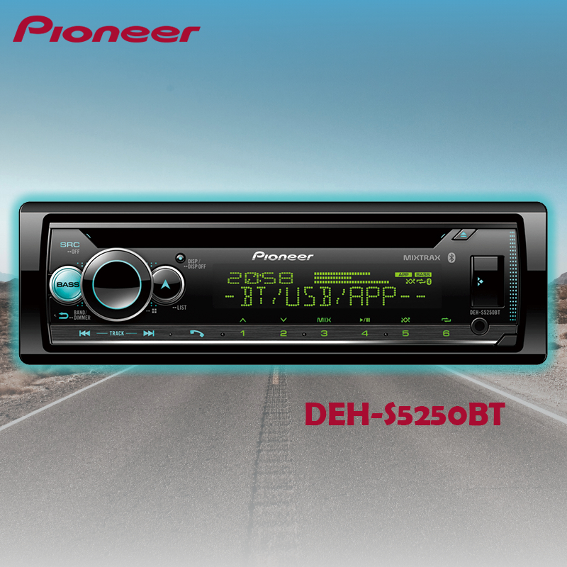 Pioneer 先鋒DEH-S5250BT CD/USB/APP/BT車載音響主機 音響主機 車用音響