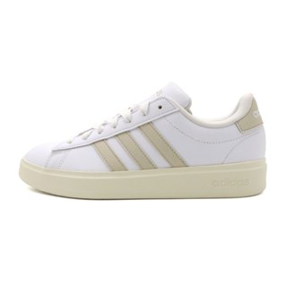 Adidas Grand court 2.0 白 皮革 運動 復古 休閒鞋 女款 J2543【新竹皇家ID2949】