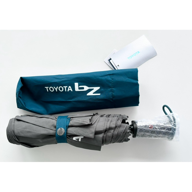 TOYOTA bZ 系列 安全自動折傘（25吋） 自動傘 摺疊傘 雨傘（傘類多件優惠混搭請聊聊）