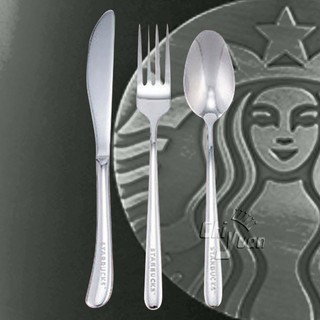 Starbucks 台灣星巴克 2024 品牌餐具組 304不鏽鋼 餐具 叉子 湯匙 刀 餐食組