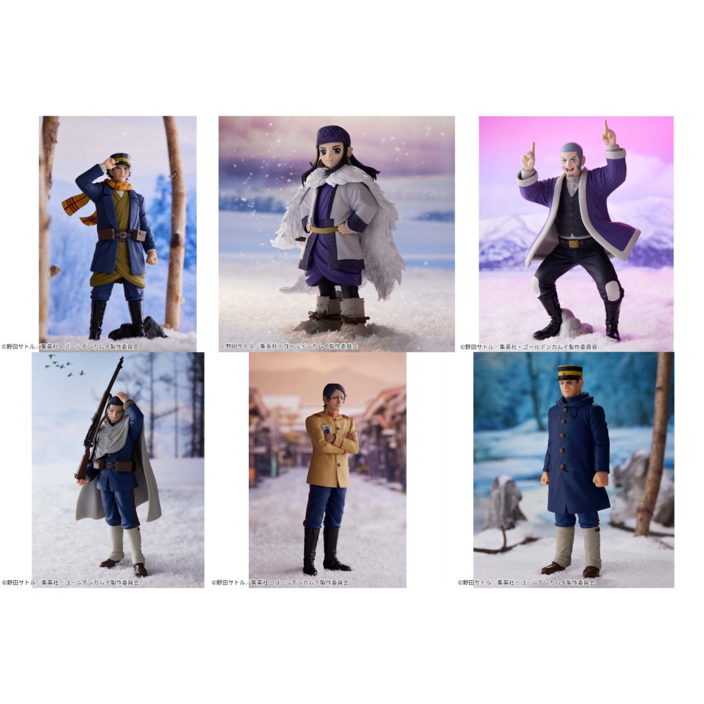 黃金神威 日版 杉元佐一 阿席莉帕 白石由竹　尾形百之助　鯉登少尉 公仔 萬普 日本直送