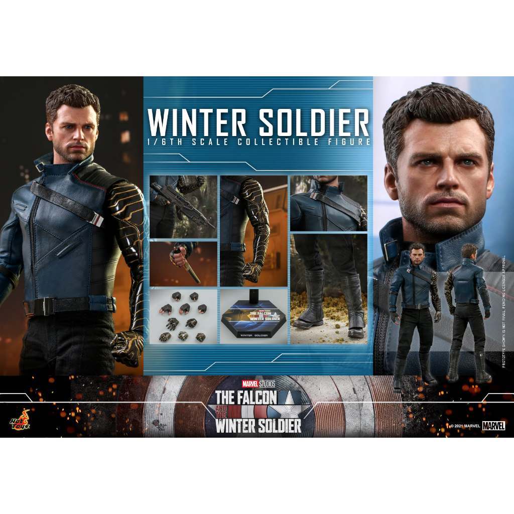 K咩咩Q~~全新 Hot Toys 1/6 TMS039 獵鷹與酷寒戰士 Winter Soldier 酷寒戰士 冬兵