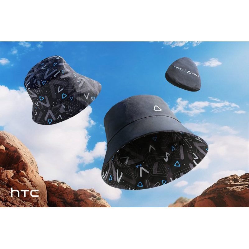 2024 宏達電 股東會紀念品 HTC雙面抗UV機能帽PLUS