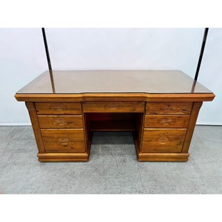 宏品全新二手傢俱電器 ZH50815*樟木主管桌*原木讀書桌 電腦桌 辦公邊桌 工作桌 茶几 餐桌 戶外圓桌 課桌椅 辦