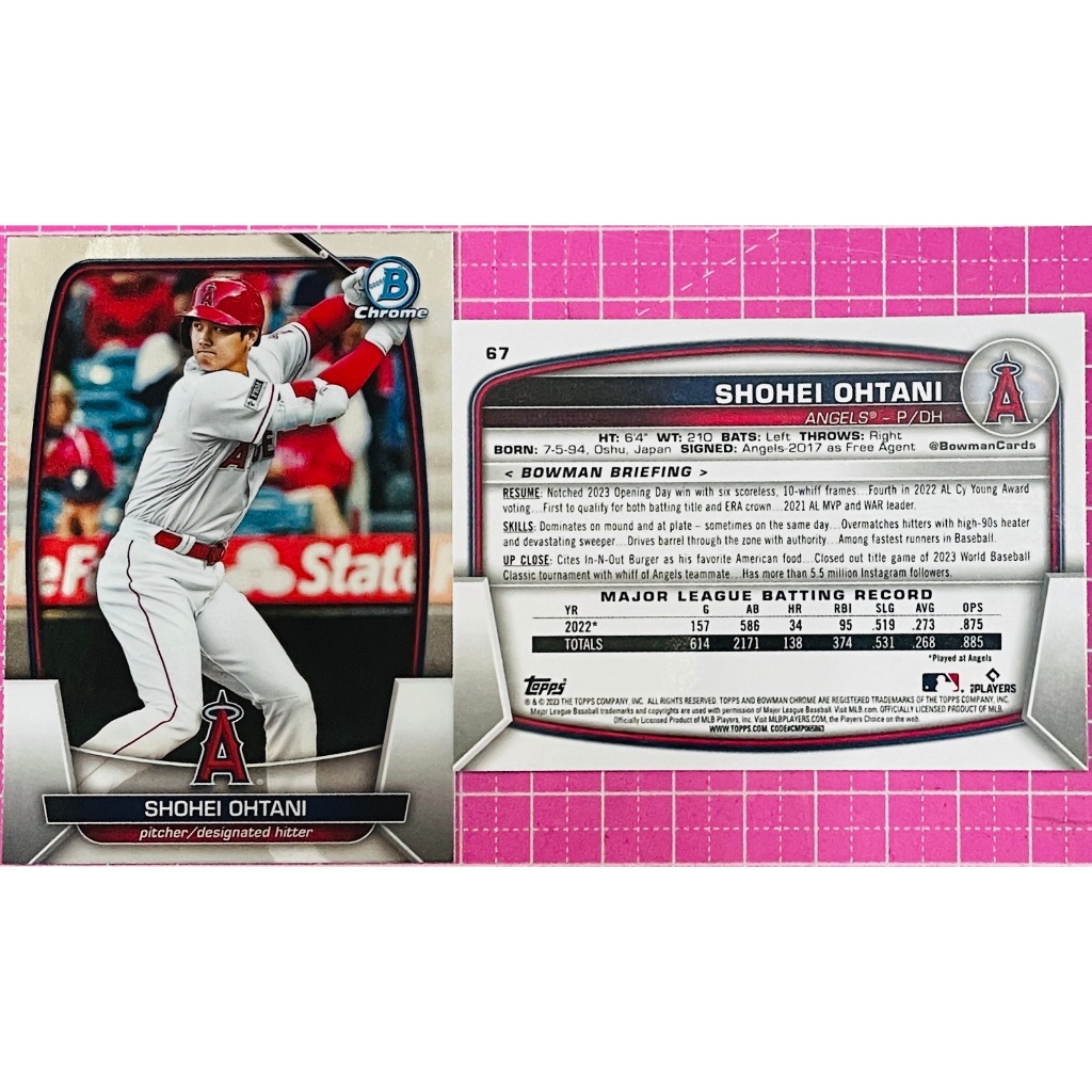 専用 大谷翔平 2023 Bowman Chrome SAPPHIRE 最新 大谷翔平 2023 Bowman Chrome SAPPHIRE