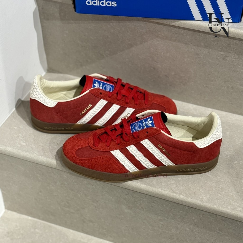 UN 預購 ▸ Adidas Originals Gazelle Indoor Red 復古 紅白 男女鞋 IF1808