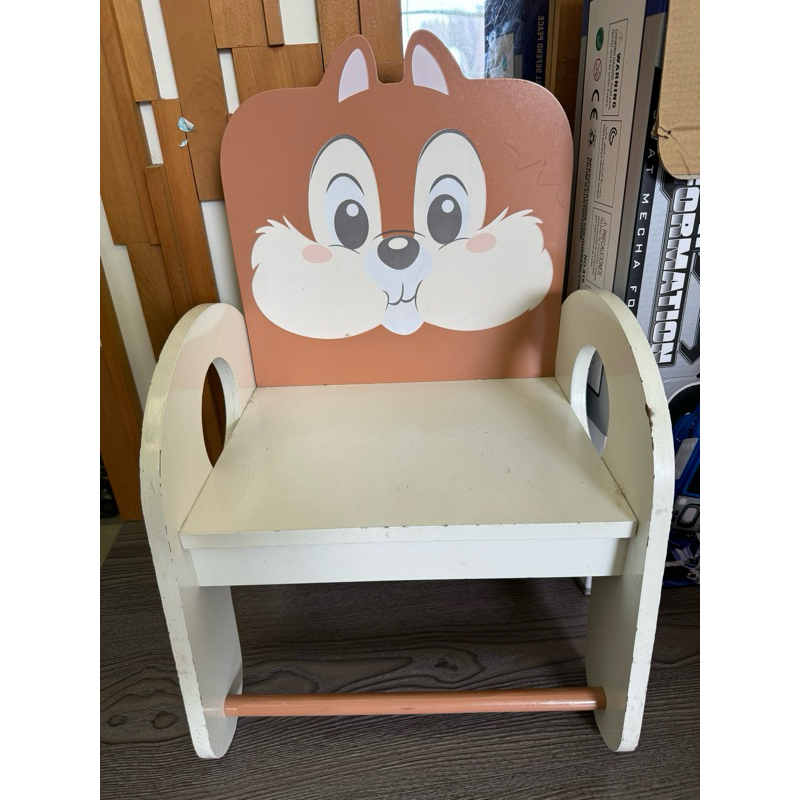 現貨 二手 迪士尼正版授權奇奇蒂蒂木椅
