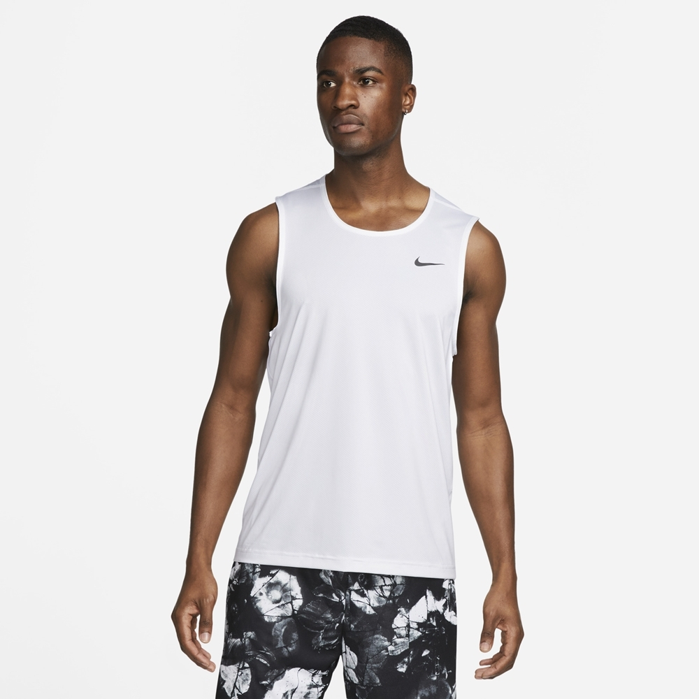 NIKE AS M NK DF READY TANK 男 運動背心 白-DV9814100