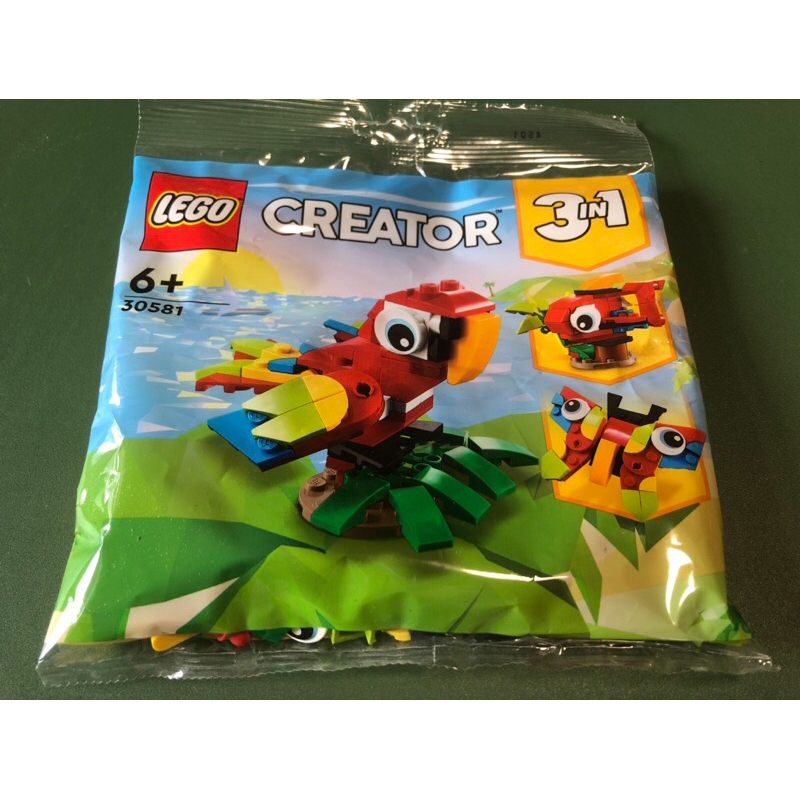 樂高 LEGO 30581 3in1 CREATOR 彩色鸚鵡