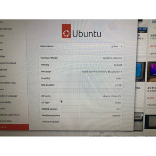 請看說明 iMac 27吋 13,2 32g ram i5 內接硬碟壞，外接SSD macOS 10.12