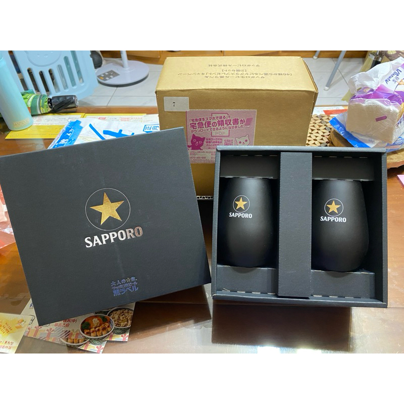 Sapporo黑標抽選46選限定杯 no7 Sapporo啤酒杯 三寶樂啤酒杯