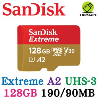 SanDisk Extreme MicroSDXC 128G 128GB A2 U3 TF 190MB 小卡 高速記憶卡