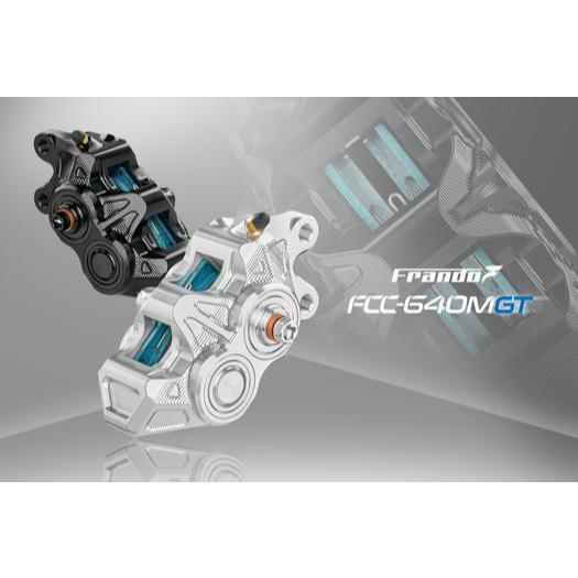 Frando FCC-640MGT CNC 一體式對四卡鉗 鈦合金 鋁合金 卡鉗 杜邦 煞車 剎車 改裝品 重機 檔車