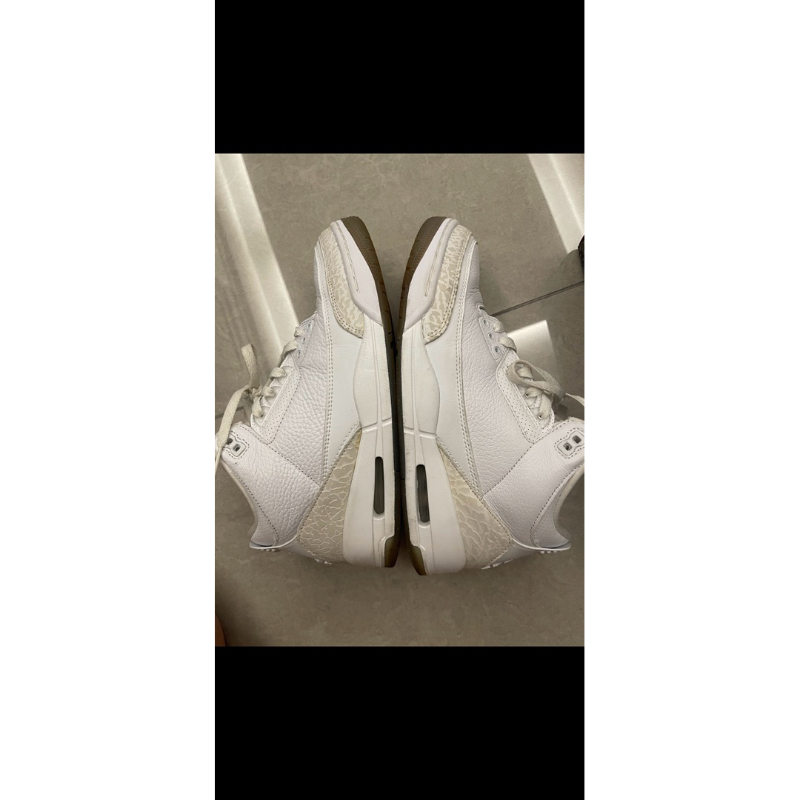 NIKE AIR Jordan 3 Retro Pure White (2018) 白水泥 爆裂紋 136064-111