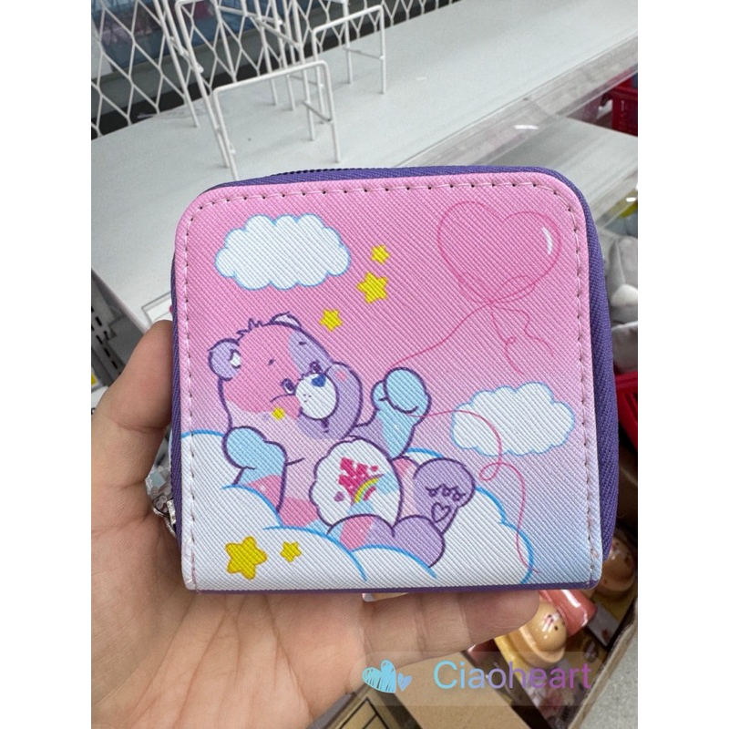 現貨》現貨韓國Care Bears 彩虹熊 零錢包 證件包 小廢包 悠遊卡 信用卡 粉色