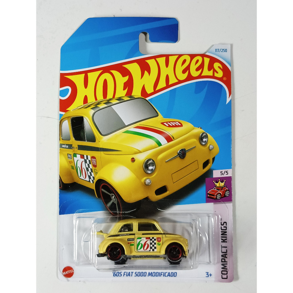 風火輪 Hot Wheels  '60S FIAT 500D MODIFCADO  飛雅特 小跑車